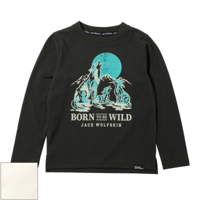 画像1: JP BTBW WOLF LS T KIDS