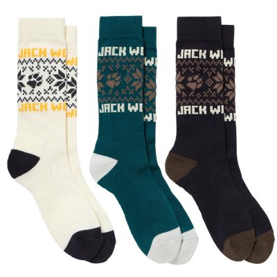 画像1: JP PAW JACQUARD SOCKS